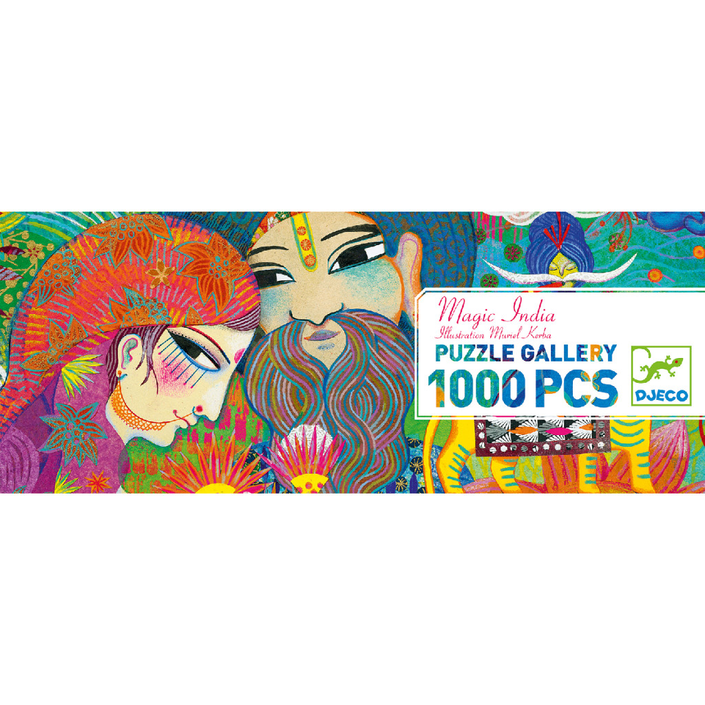 Művész puzzle - Varázslatos India, 1000 db-os - Magic India – alternatív kép 1