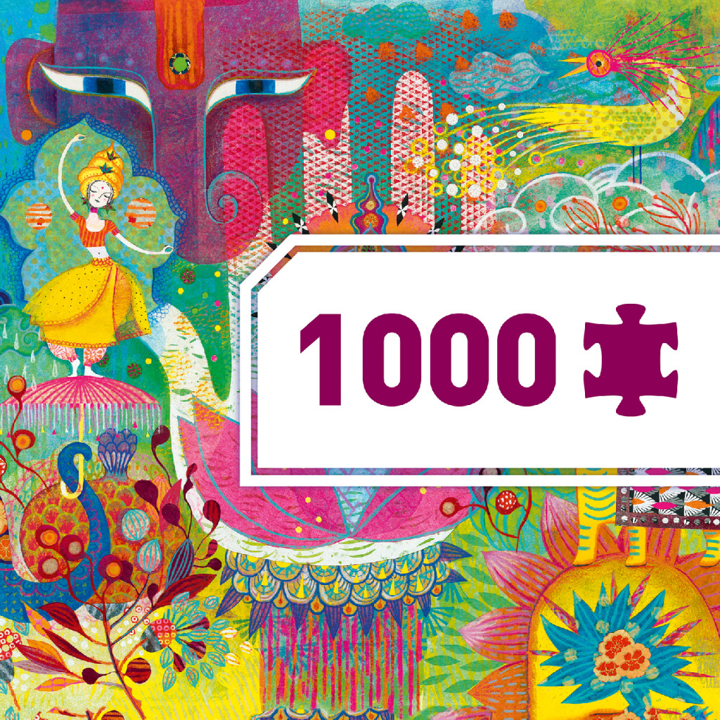 Művész puzzle - Varázslatos India, 1000 db-os - Magic India – alternatív kép 3