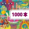 Djeco Művész puzzle - Varázslatos India, 1000 db-os - Magic India, 12–15 év, Többszínű
