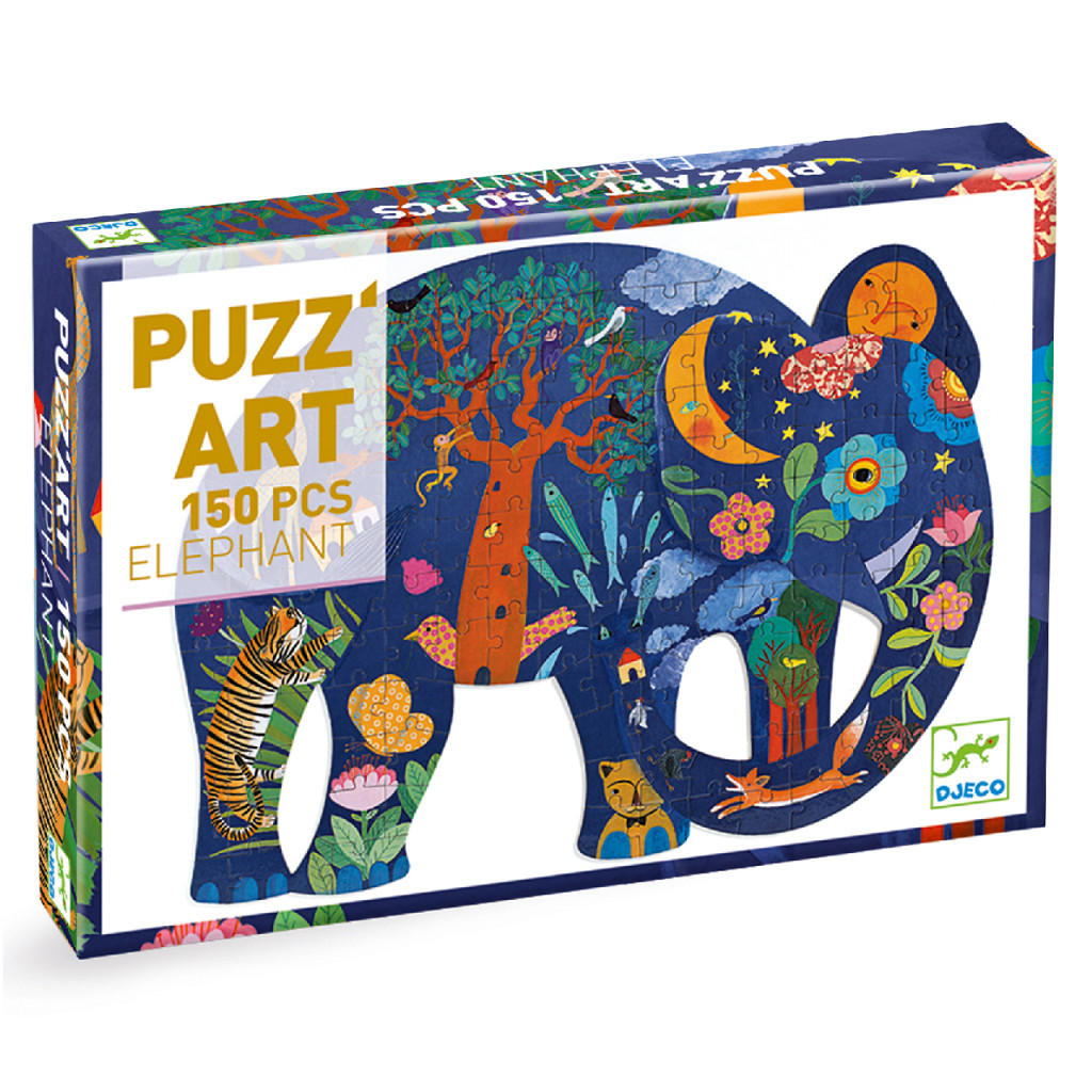 Művészeti puzzle - Elefánt, 150 db-os - Elephant – fő nézet