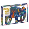 Djeco Művészeti puzzle - Elefánt, 150 db-os - Elephant, 6–8 év, Többszínű