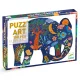 Djeco Művészeti puzzle - Elefánt, 150 db-os - Elephant, 6–8 év, Többszínű