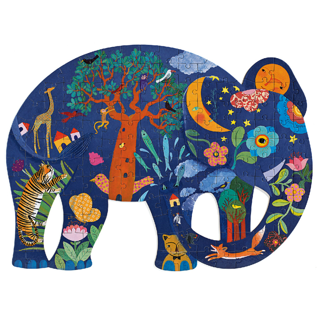 Művészeti puzzle - Elefánt, 150 db-os - Elephant – alternatív kép 2