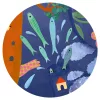 Djeco Művészeti puzzle - Elefánt, 150 db-os - Elephant, 6–8 év, Többszínű