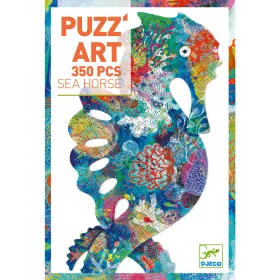 Djeco Művészeti puzzle - Tengericsikó, 350 db-os - See Horse, 6–8 év, Többszínű