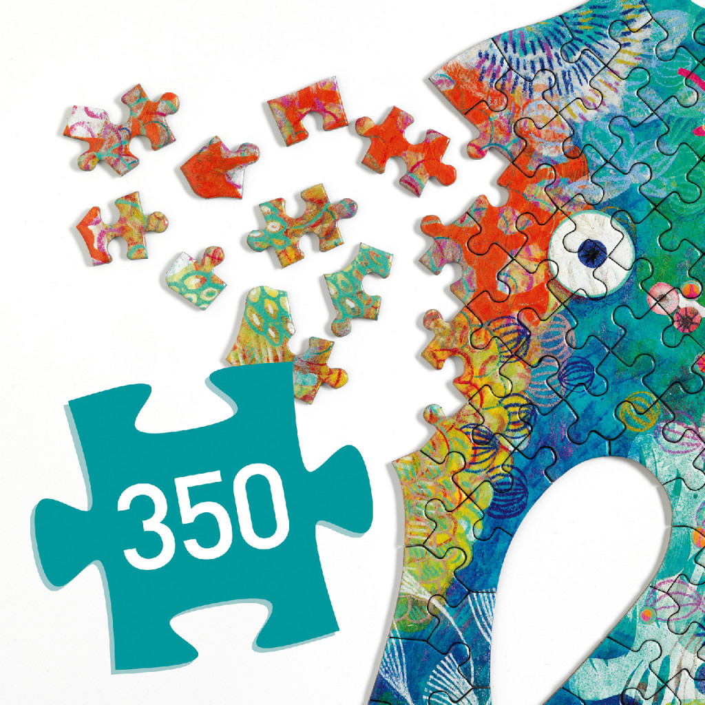 Művészeti puzzle - Tengericsikó, 350 db-os - See Horse – alternatív kép 3