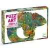 Djeco Művészeti puzzle - Kameleon, 150 db-os - Chameleon, 6–8 év, Többszínű