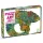 Djeco Művészeti puzzle - Kameleon, 150 db-os - Chameleon, 6–8 év, Többszínű