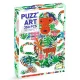 Djeco Művészeti puzzle - Majom, 350 db-os - Monkey, 6–8 év, Többszínű