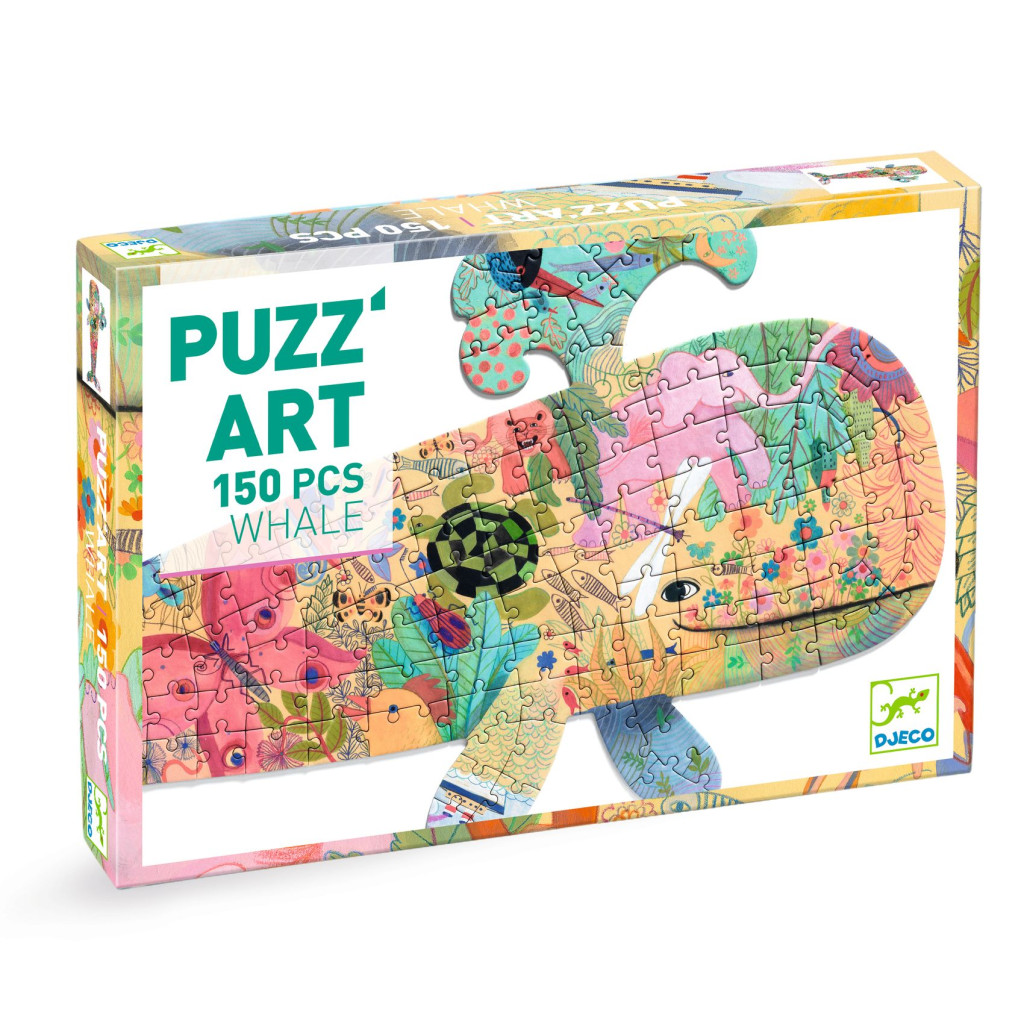 Művészeti puzzle - Bálna, 150 db-os - Whale – fő nézet