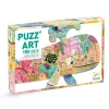 Djeco Művészeti puzzle - Bálna, 150 db-os - Whale, 6–8 év, Többszínű