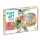 Djeco Művészeti puzzle - Bálna, 150 db-os - Whale, 6–8 év, Többszínű