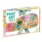 Djeco Művészeti puzzle - Bálna, 150 db-os - Whale, 6–8 év, Többszínű