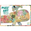 Djeco Művészeti puzzle - Bálna, 150 db-os - Whale, 6–8 év, Többszínű