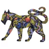 Djeco Művész puzzle - Fekete párduc, 150 db-os - Panther, 6–8 év, Papír / Karton