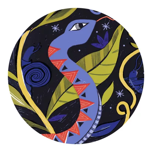 Djeco Művész puzzle - Fekete párduc, 150 db-os - Panther, 6–8 év, Papír / Karton