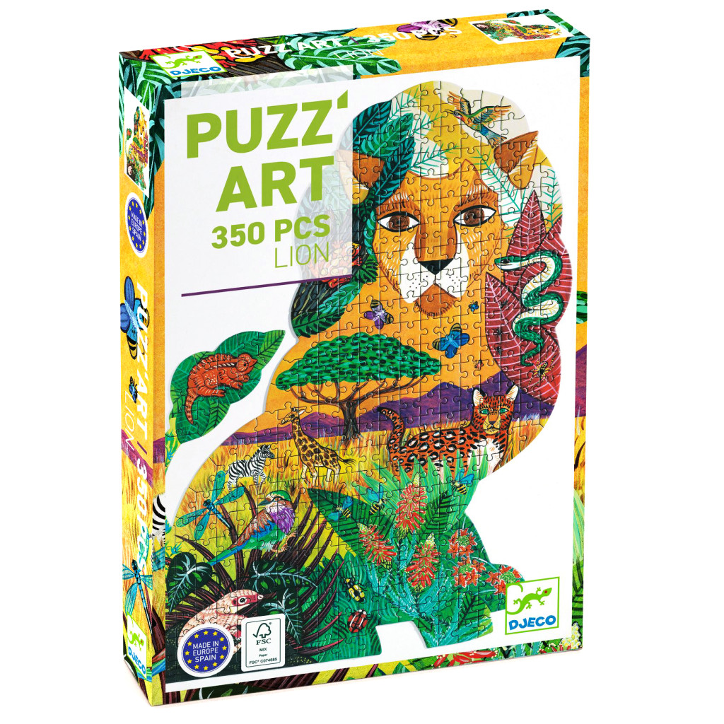 Művész puzzle - Oroszlán, 350 db-os - Lion – fő nézet