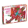 Djeco Művész puzzle - Madár, 500 db-os - Bird, 12–15 év, Többszínű