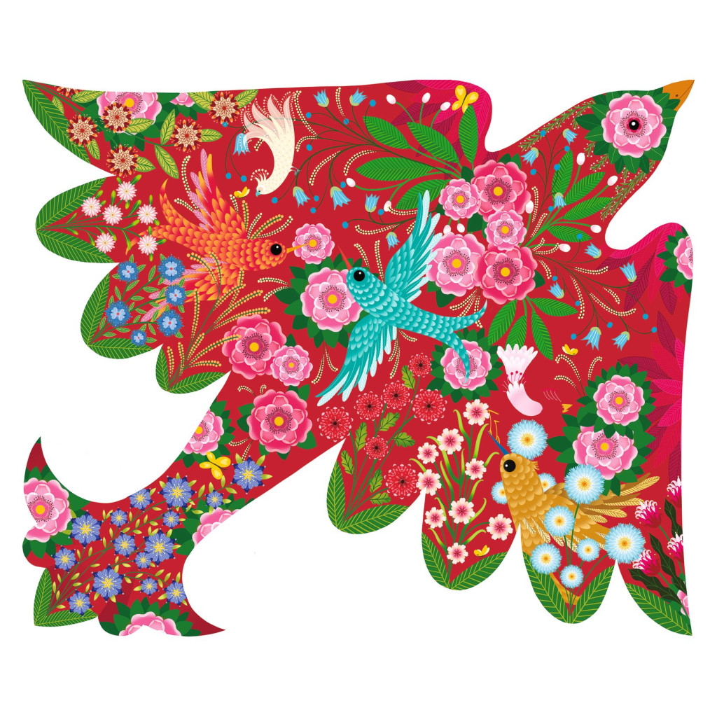 Művész puzzle - Madár, 500 db-os - Bird – alternatív kép 2