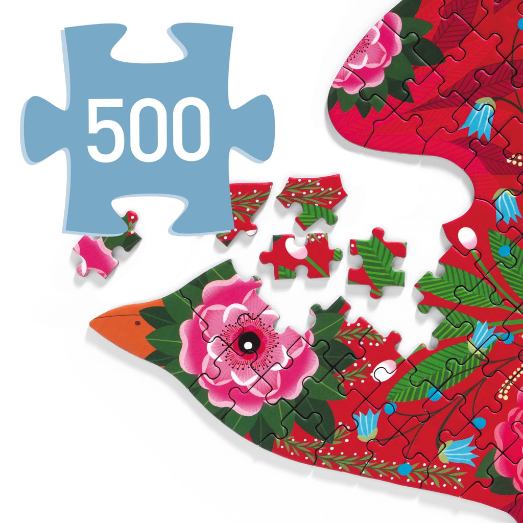 Művész puzzle - Madár, 500 db-os - Bird – alternatív kép 3