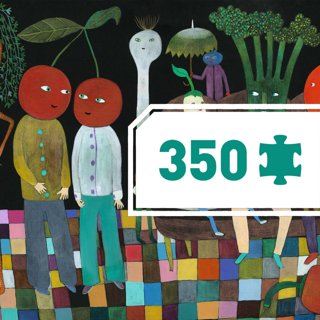 Művész puzzle - Padlizsán lecsó, 350 db-os - Caponata – alternatív kép 1