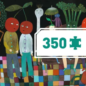 Djeco Művész puzzle - Padlizsán lecsó, 350 db-os - Caponata, 6–8 év, Többszínű