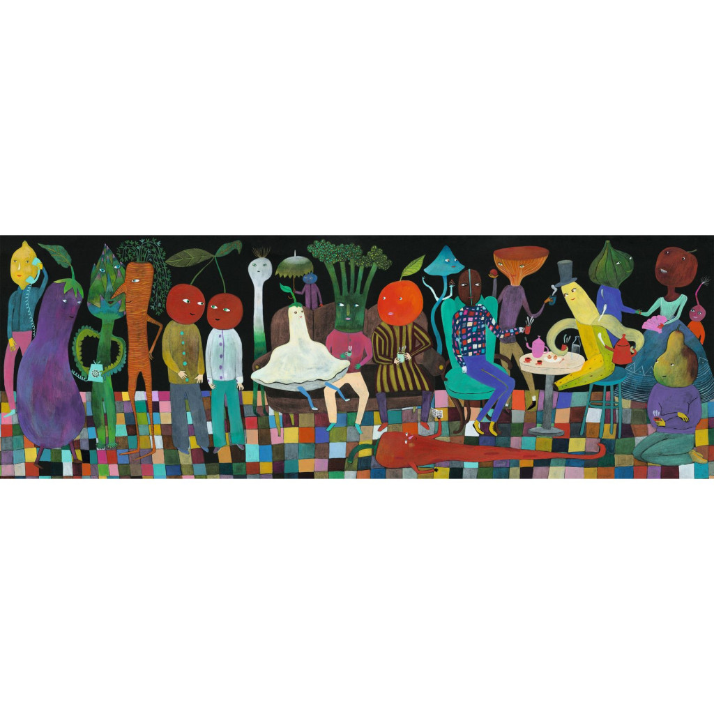 Művész puzzle - Padlizsán lecsó, 350 db-os - Caponata – alternatív kép 3