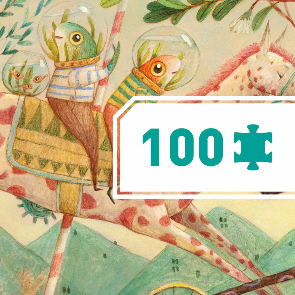 Óriás puzzle - Csodálatos utazás, 100 db-os - Wonderful ride – alternatív kép 1