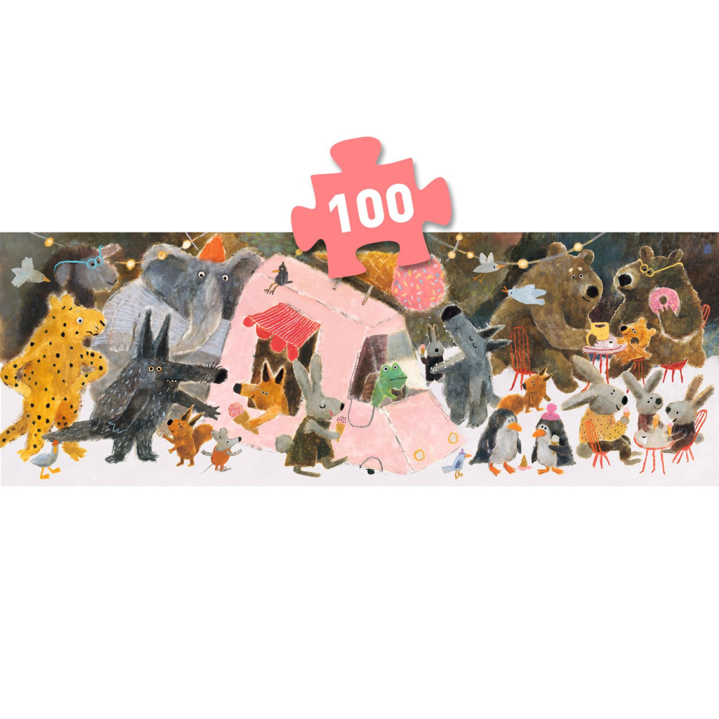 Művész puzzle - A ligeti mulatság, 100 db-os - The park – alternatív kép 1