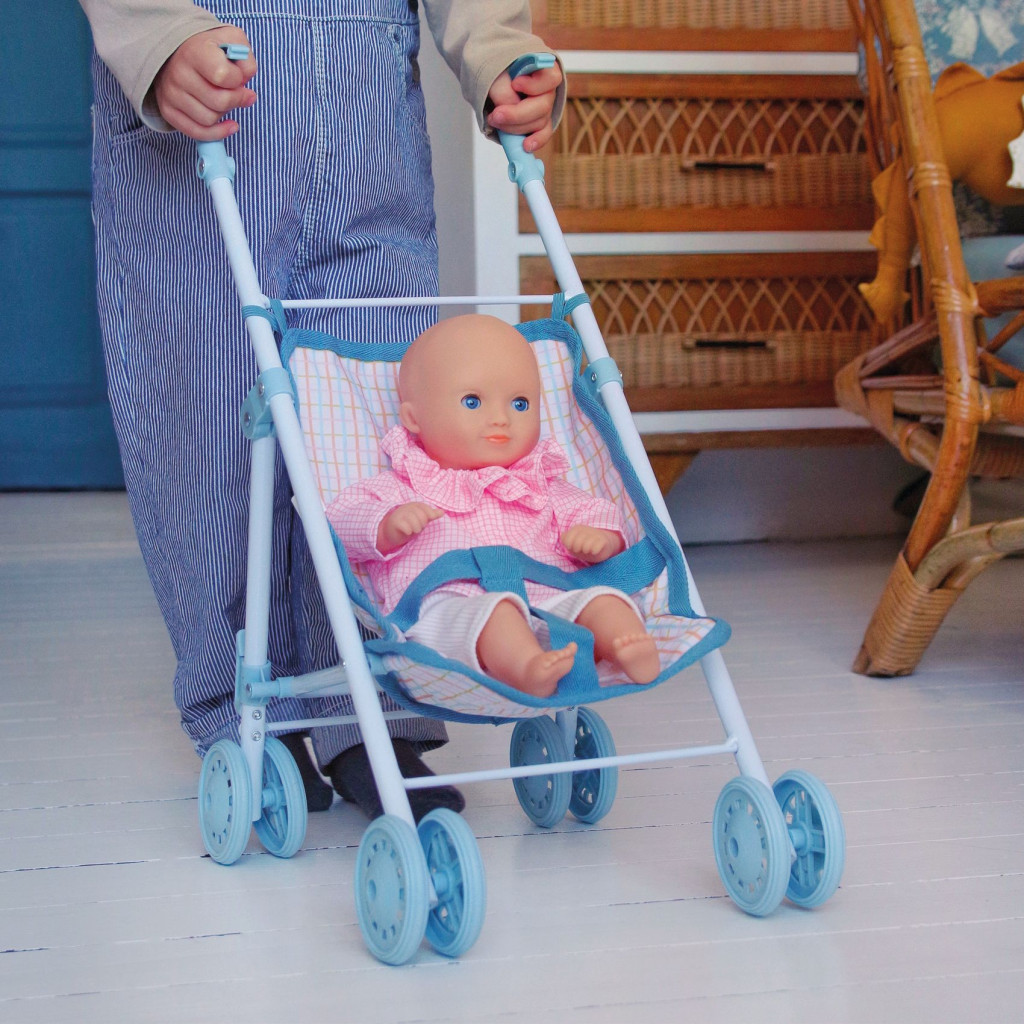 Játékbaba - Alba, sötétkék szemű, 32 cm - Alba dark blue eyes – alternatív kép 2