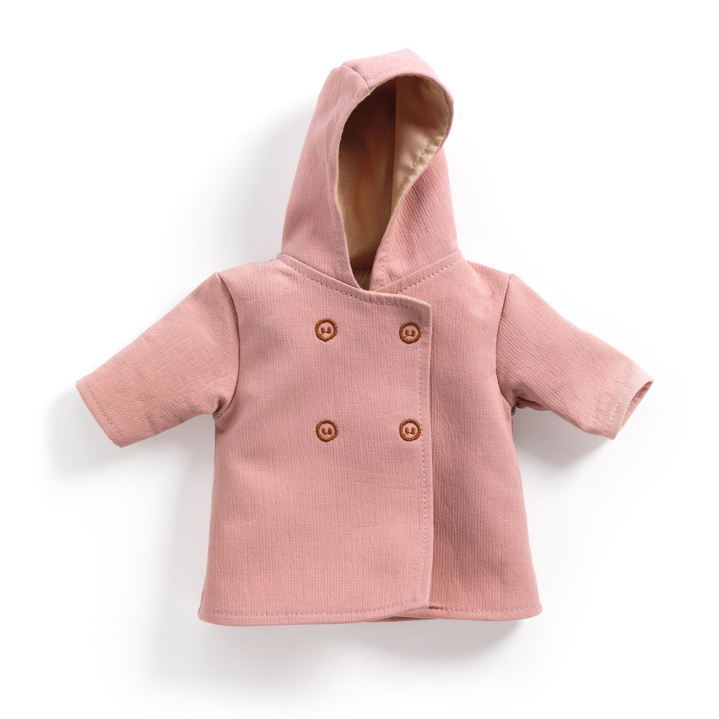 Játékbaba ruha - Kapucnis kabát - Hooded coat – fő nézet