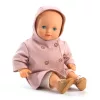 Djeco Játékbaba ruha - Kapucnis kabát - Hooded coat, 0–2 év, Többszínű