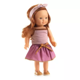 Djeco Játékbaba, hajas - Vörös Szofi - Lovely Sophie, 0–2 év, Piros
