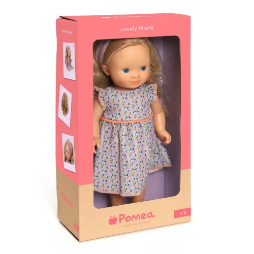 Djeco Játékbaba, hajas - Szőke Marcsi - Lovely Marie, 0–2 év, Többszínű
