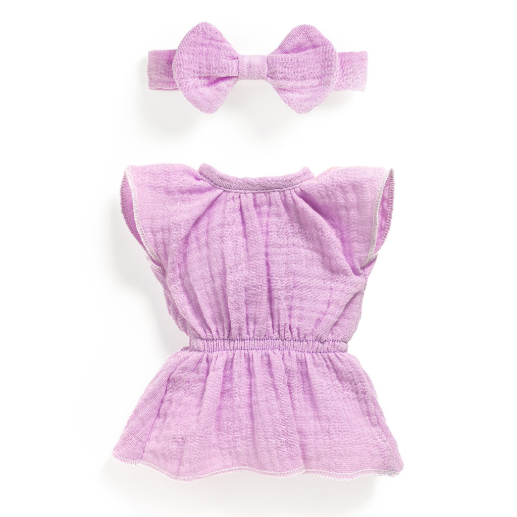 Játékbaba kiegészítő, babaruha - Ibolya - Outfit Violette – fő nézet