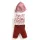 Djeco Játékbaba kiegészítő, babaruha - Bordó - Outfit Burgundy, 0–2 év, Többszínű