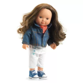 Djeco Játékbaba kiegészítő, babaruha - Kék dzseki - Outfit Blue jacket, 0–2 év, Vegyes anyag