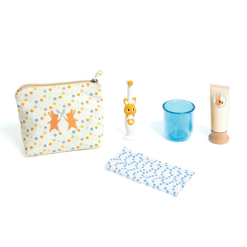 Játékbaba kiegészítő, tisztálkodás - Fogmosás - Toothbrush set – alternatív kép 1
