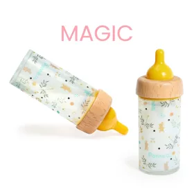 Djeco Játékbaba kiegészítő, babaetetés - Varázs cumisüveg - Magic feeding bottle, 0–2 év, Többszínű