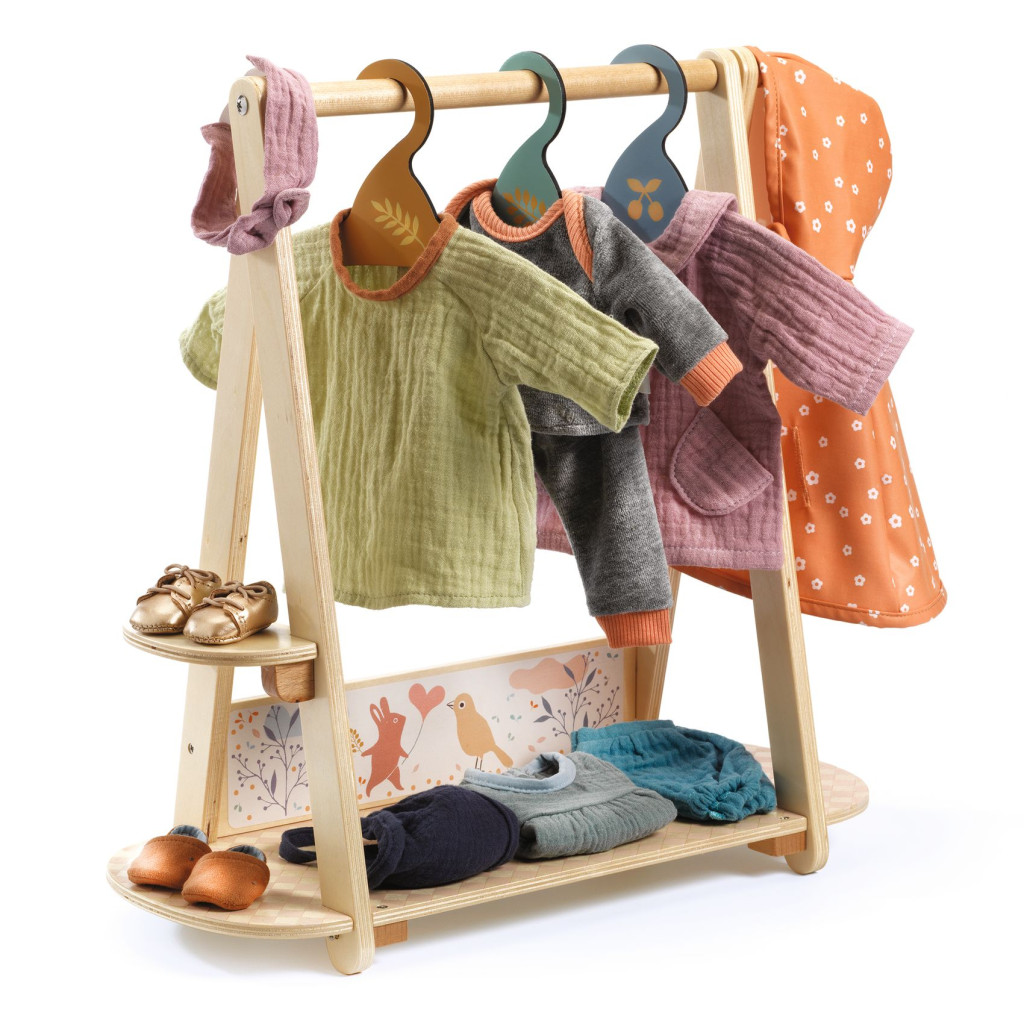 Nagy ruhafogas 3 vállfával - Large clothes rack, 3 hangers – alternatív kép 3