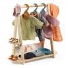 Djeco Nagy ruhafogas 3 vállfával - Large clothes rack, 3 hangers, 3–5 év, Többszínű