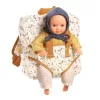 Djeco Hátizsák - Babahordozó - Doll backpack carrier, 0–2 év, Többszínű