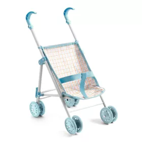 Djeco Babakocsi - Kékes, 44 cm - Stroller - 44 cm, 0–2 év, Vegyes anyag