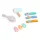 Djeco Játékbaba kiegészítő, szépítkezés - Baba fodrászkészlet - Hairdressing set, 0–2 év, Többszínű