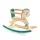 Djeco Játékbaba kiegészítő, bababútor - Baba hintalova - Rocking horse, 0–2 év, Többszínű
