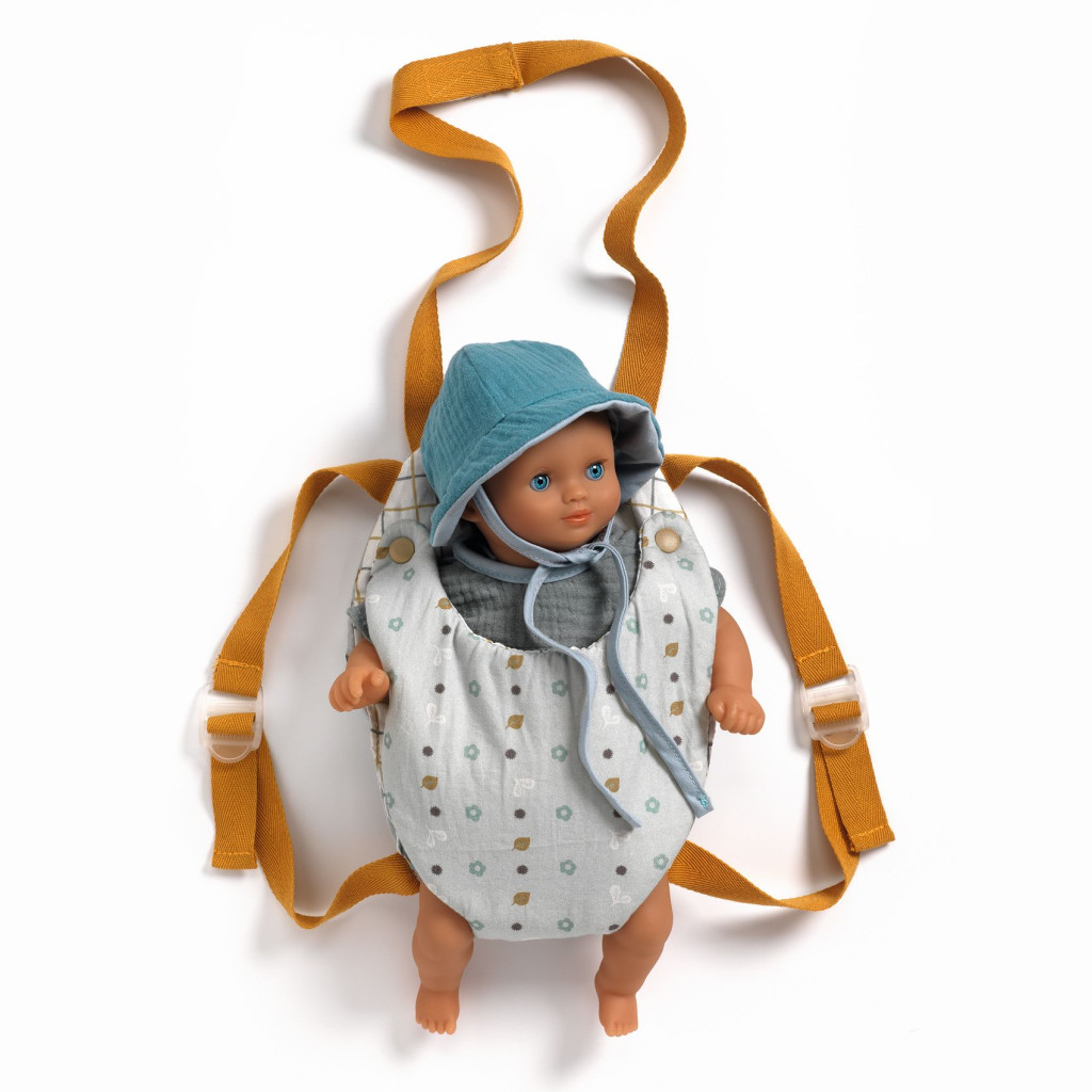 Babahordozó - Kékes-szürkés - Baby Carrier Blue Gray – alternatív kép 1
