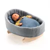 Djeco Bölcső - Ringató kék álom - Rocking cradle Blue Dream, 3–5 év, Vegyes anyag