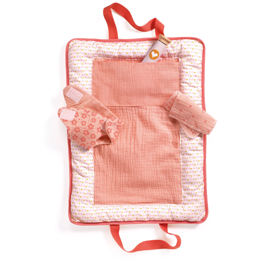 Pelenkázótáska - Világos rózsaszín - Changing bag Pink Peak – fő nézet