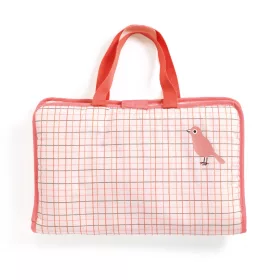 Djeco Pelenkázótáska - Világos rózsaszín - Changing bag Pink Peak, 3–5 év, Vegyes anyag