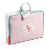Djeco Bababőrönd - Világos kockás - Suitcase, 0–2 év, Többszínű